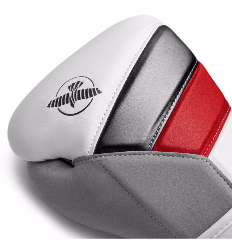 Hayabusa T3 Boxing Gloves -white/red